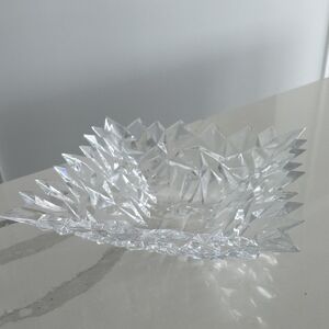 NWT Mikasa Glacier 11 Inch Lead Crystal Bowl